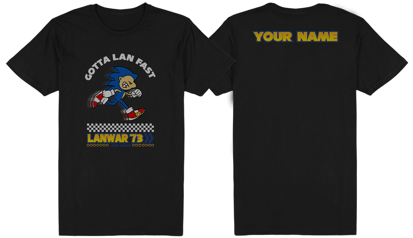 Lanwar 73 Tee - Black