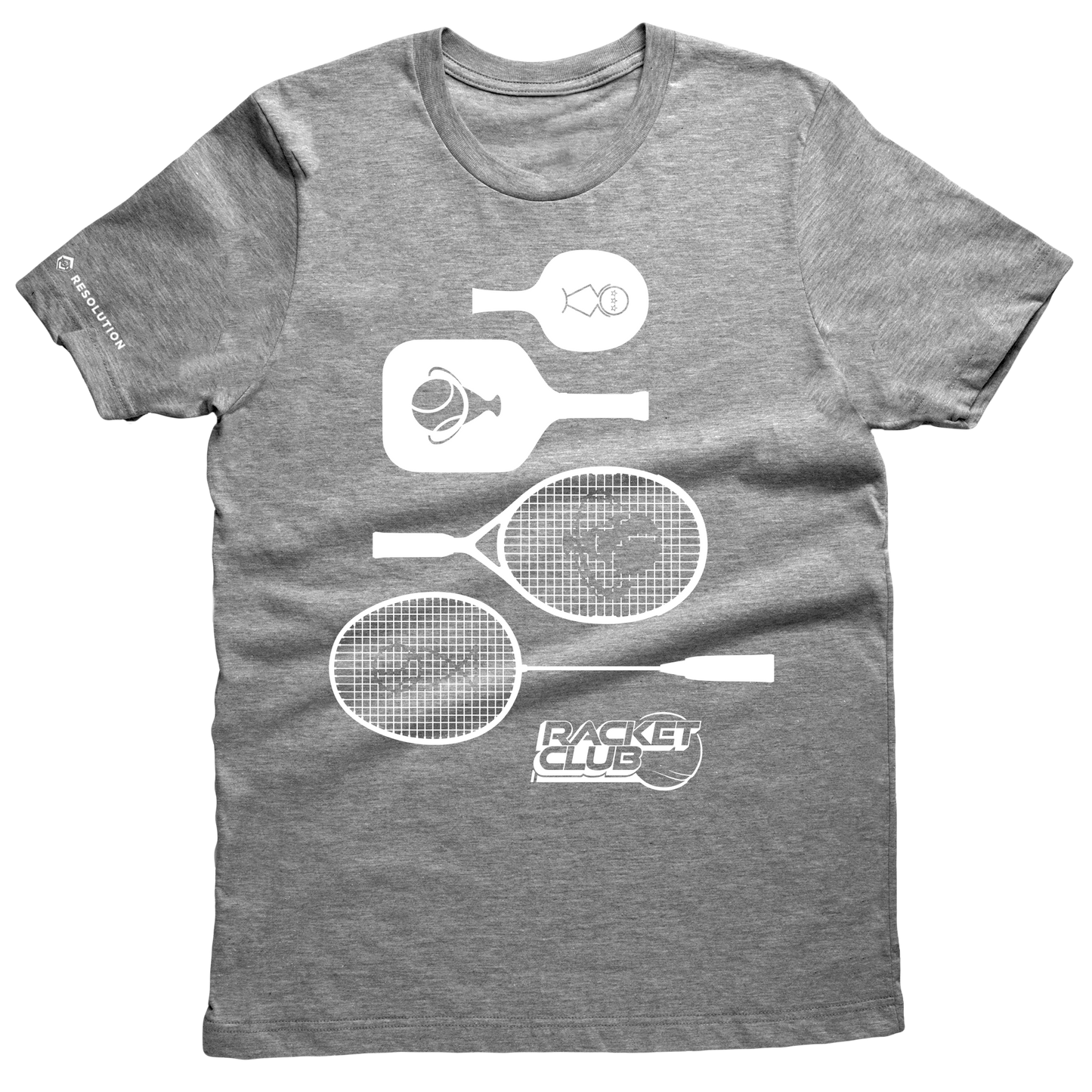 Racket Club Tee - Gray