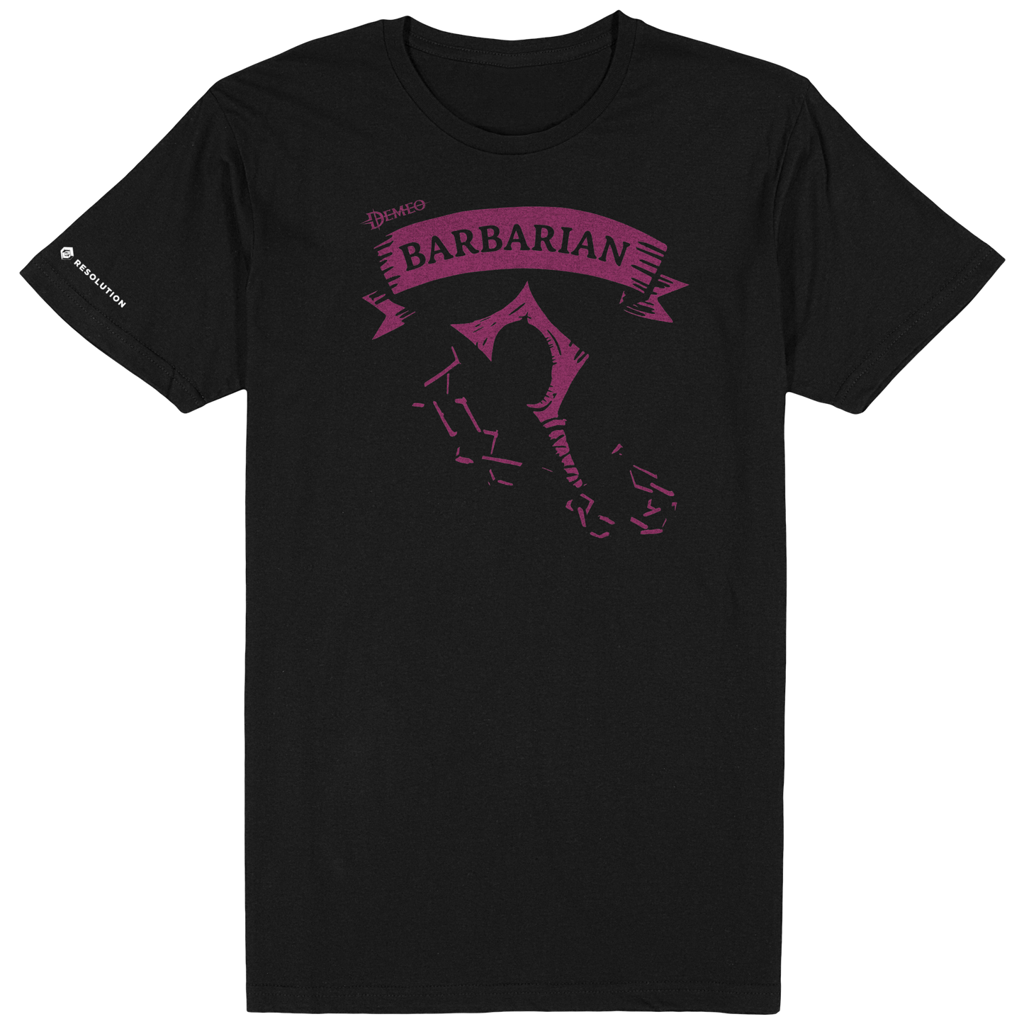 Demeo Barbarian Tee - Black