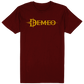 Demeo Logo Tee - Yellow/Maroon