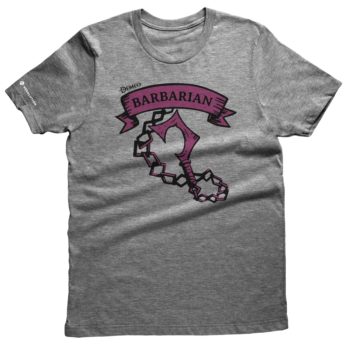 Demeo Barbarian Tee - Gray