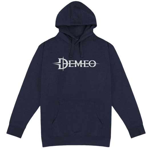 Demeo Logo Hoodie - White/Navy