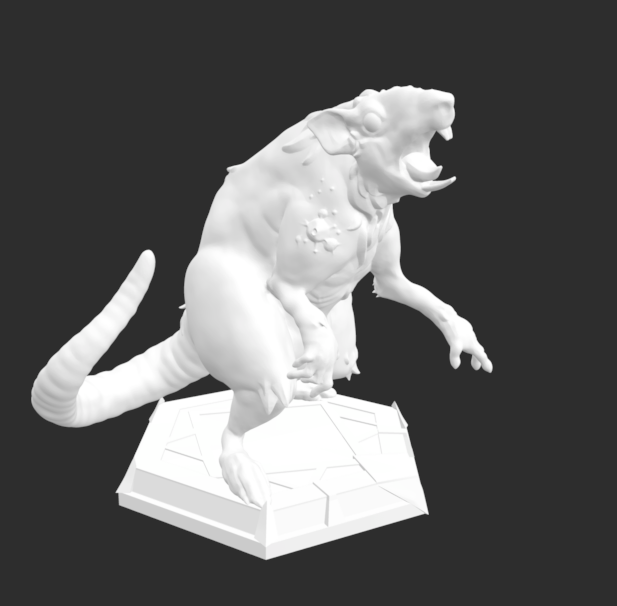 3D print file - Scab Rat