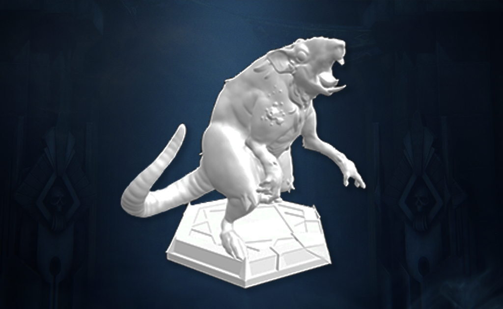 3D print file - Scab Rat