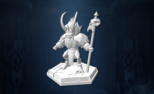 3D print file - Goblin Chieftain