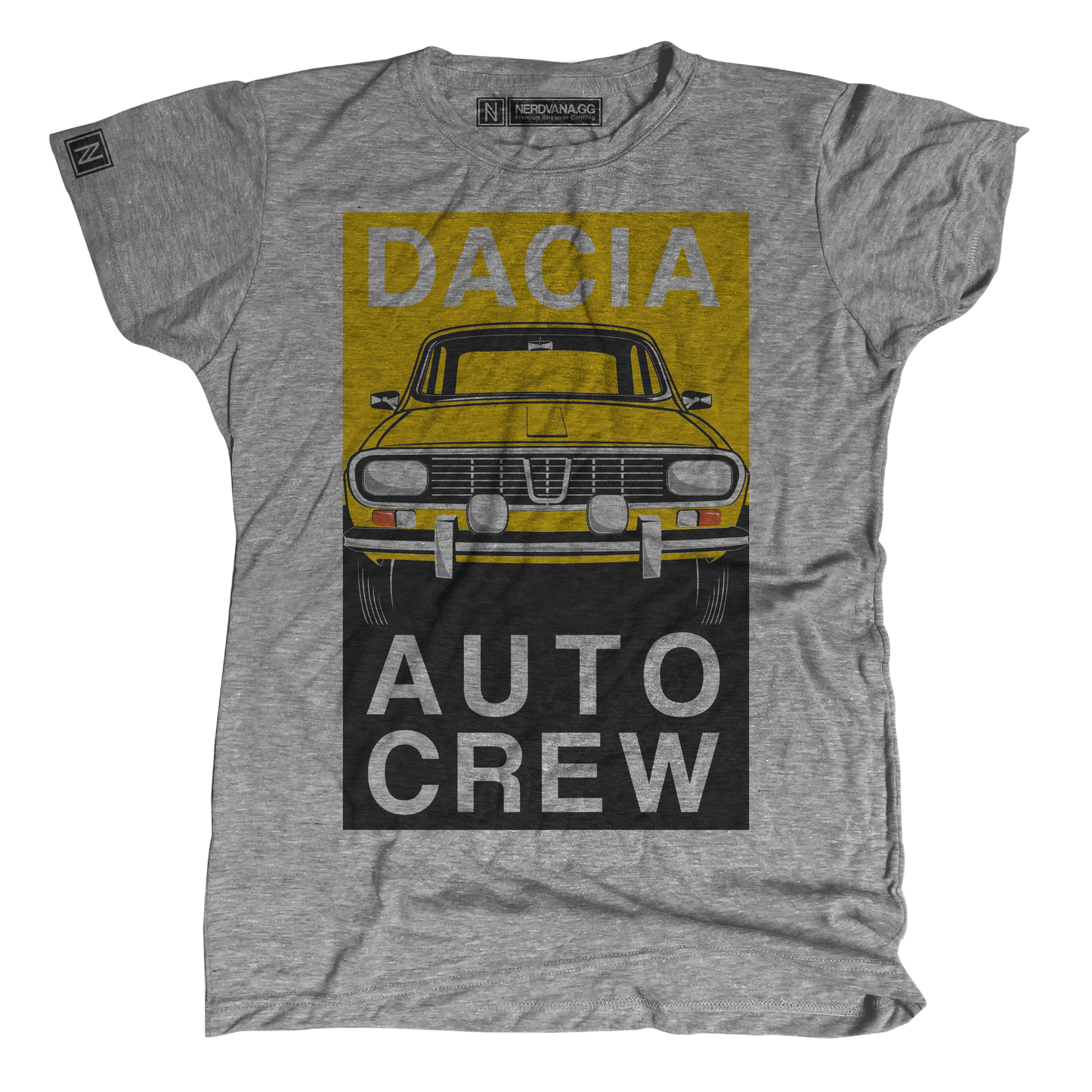 Women's Dacia Auto Crew Mustard Tee