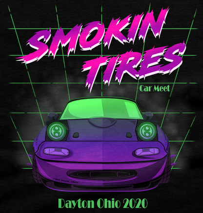 Smokin Tires Car Meet Tee