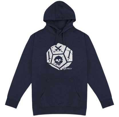 Demeo Dice Hoodie - White/Navy