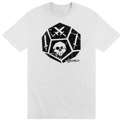 Demeo Dice Tee - Black/White