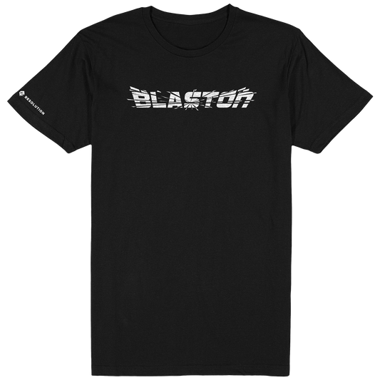 Blaston Logo Tee - White/Black