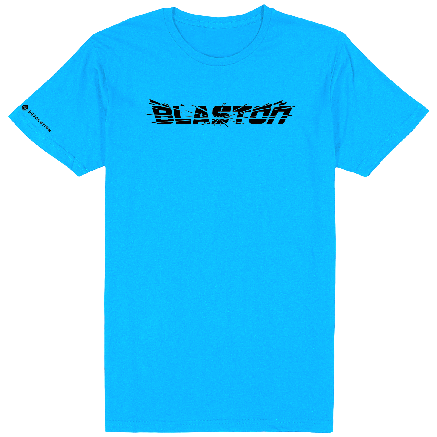 Blaston Logo Tee - Black/Blue