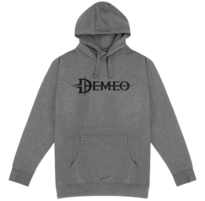 Demeo Logo Hoodie - Gray/Black