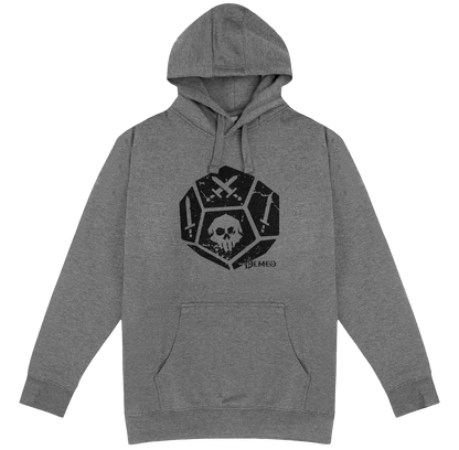 Demeo Dice Hoodie - Gray/Black