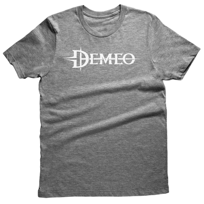 Demeo Logo Tee - White/Gray