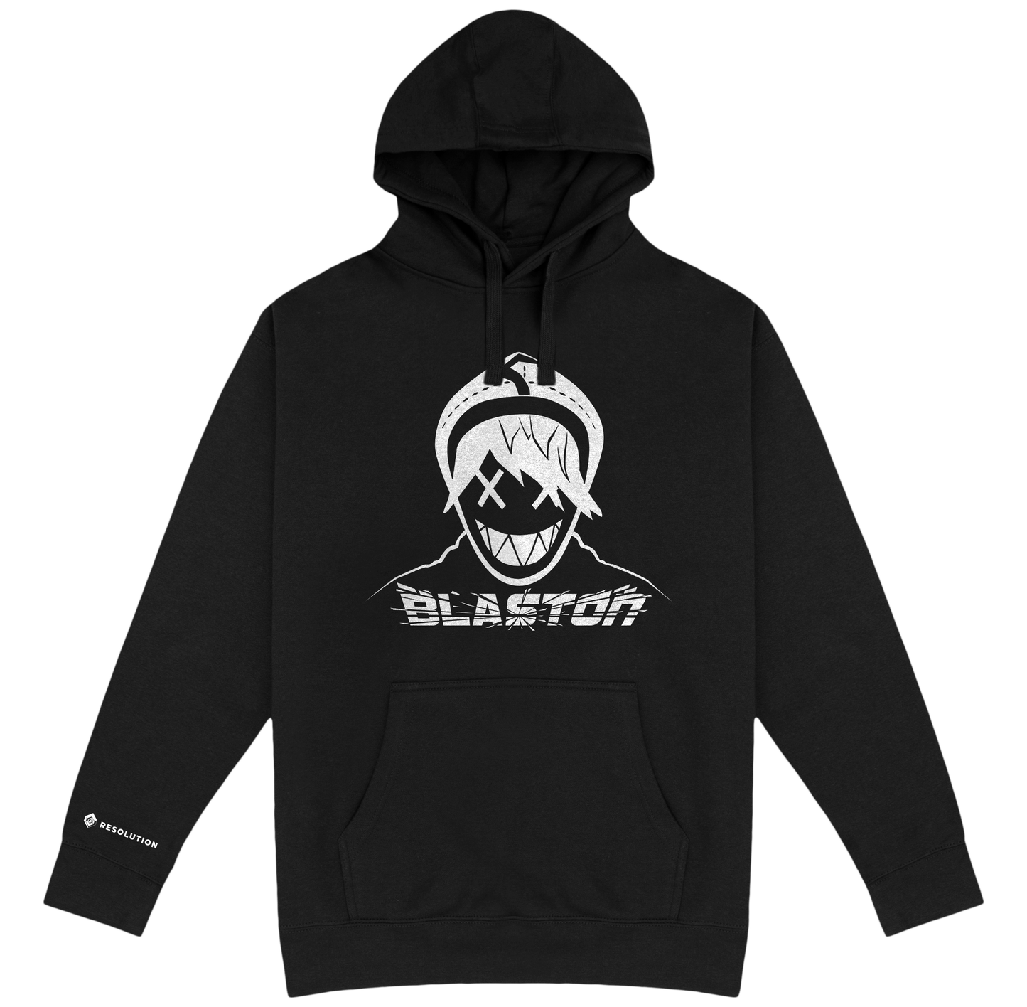 Blaston Hax Hoodie - White/Black