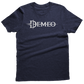 Demeo Logo Tee - White/Navy