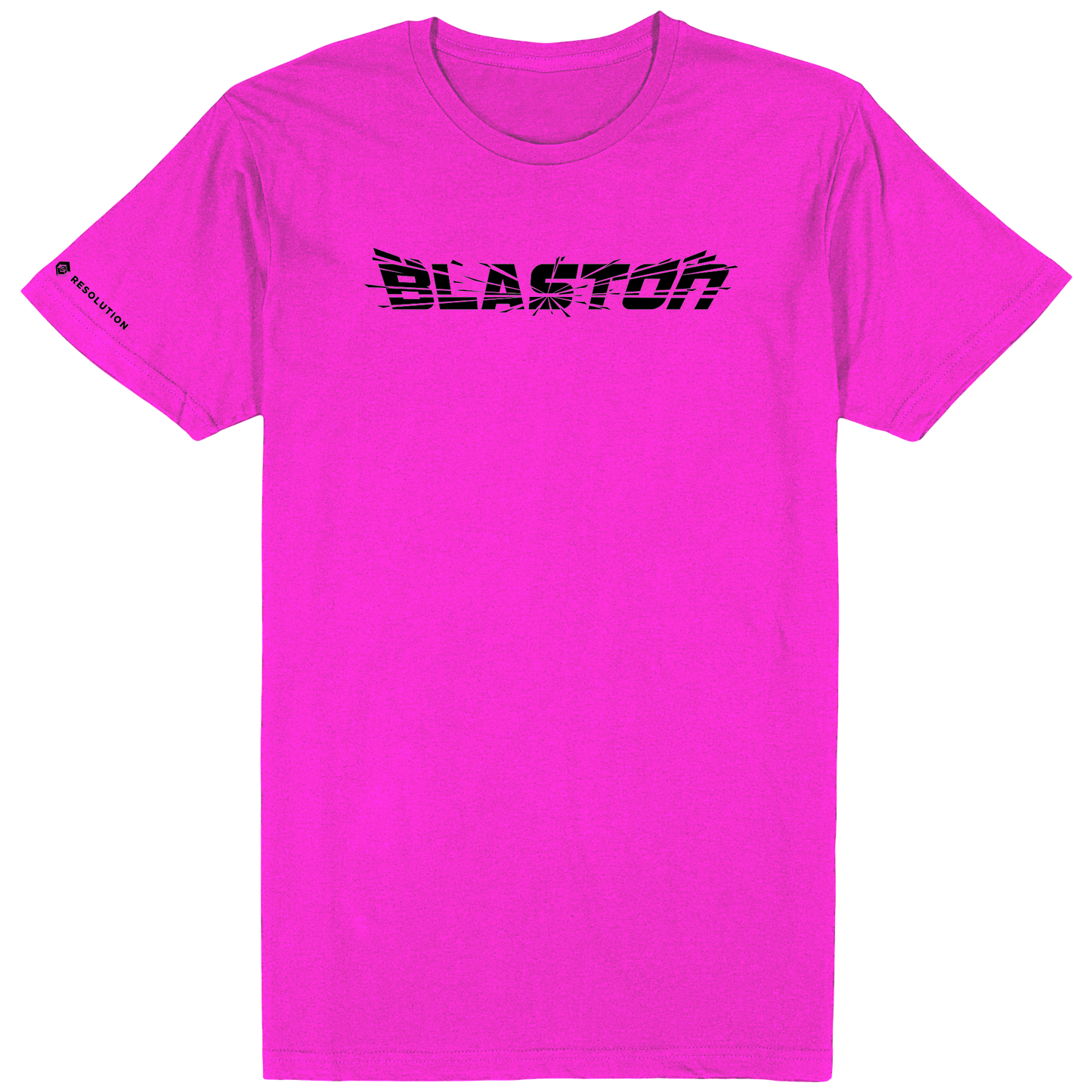 Blaston Logo Tee - Black/Pink