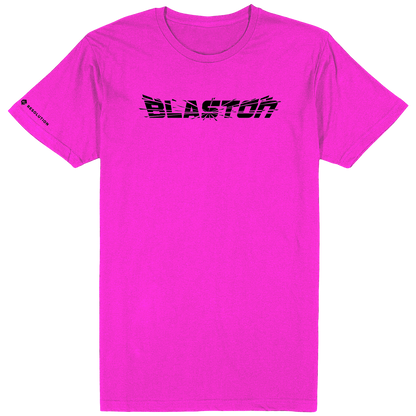 Blaston Logo Tee - Black/Pink