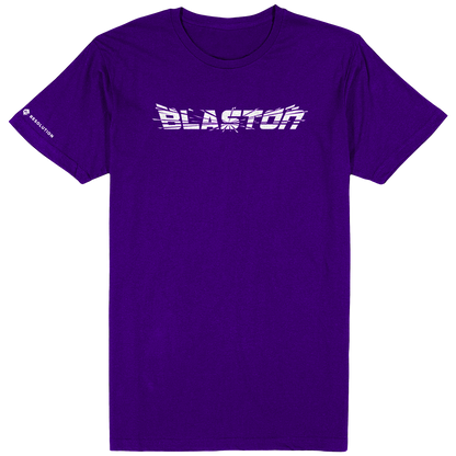 Blaston Logo Tee - White/Purple