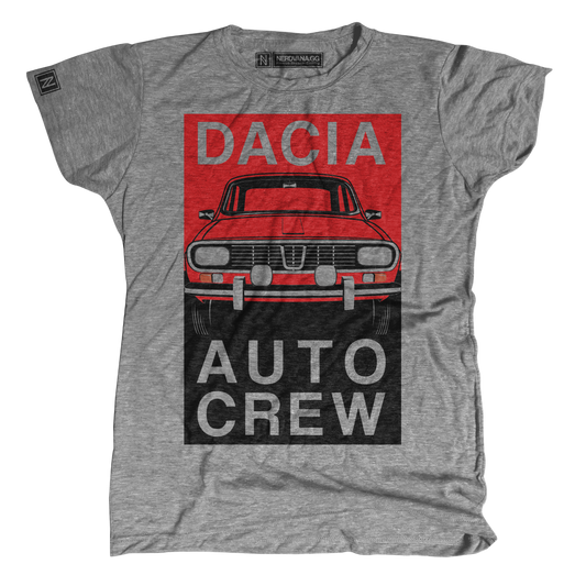 Women's Dacia Auto Crew Fire-Engine Tee